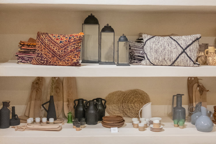 Moroccan Crafts Collection: Vases, Candles, Pillows & More