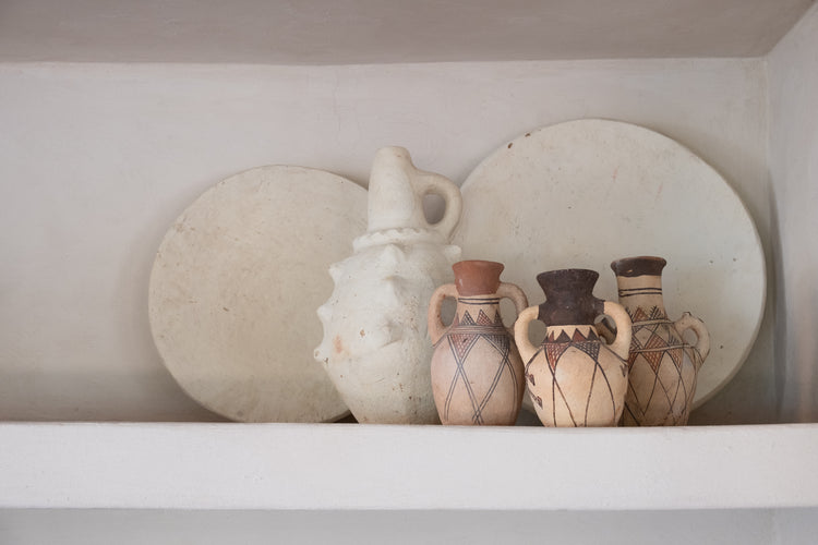 From the Souks: Authentic Moroccan Terracotta Vases