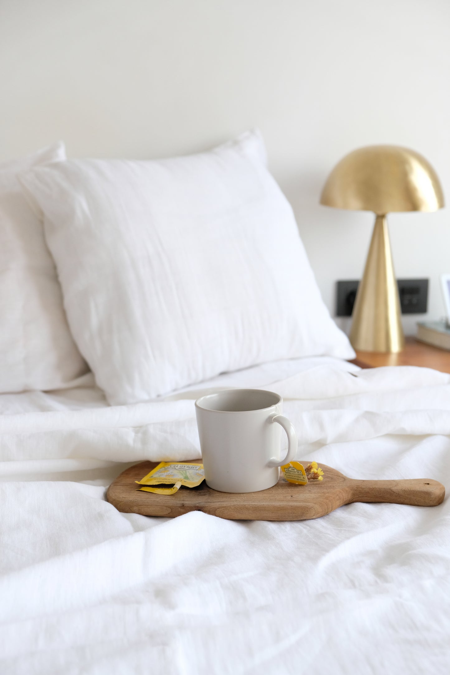 Linen Bedding Bundle - White