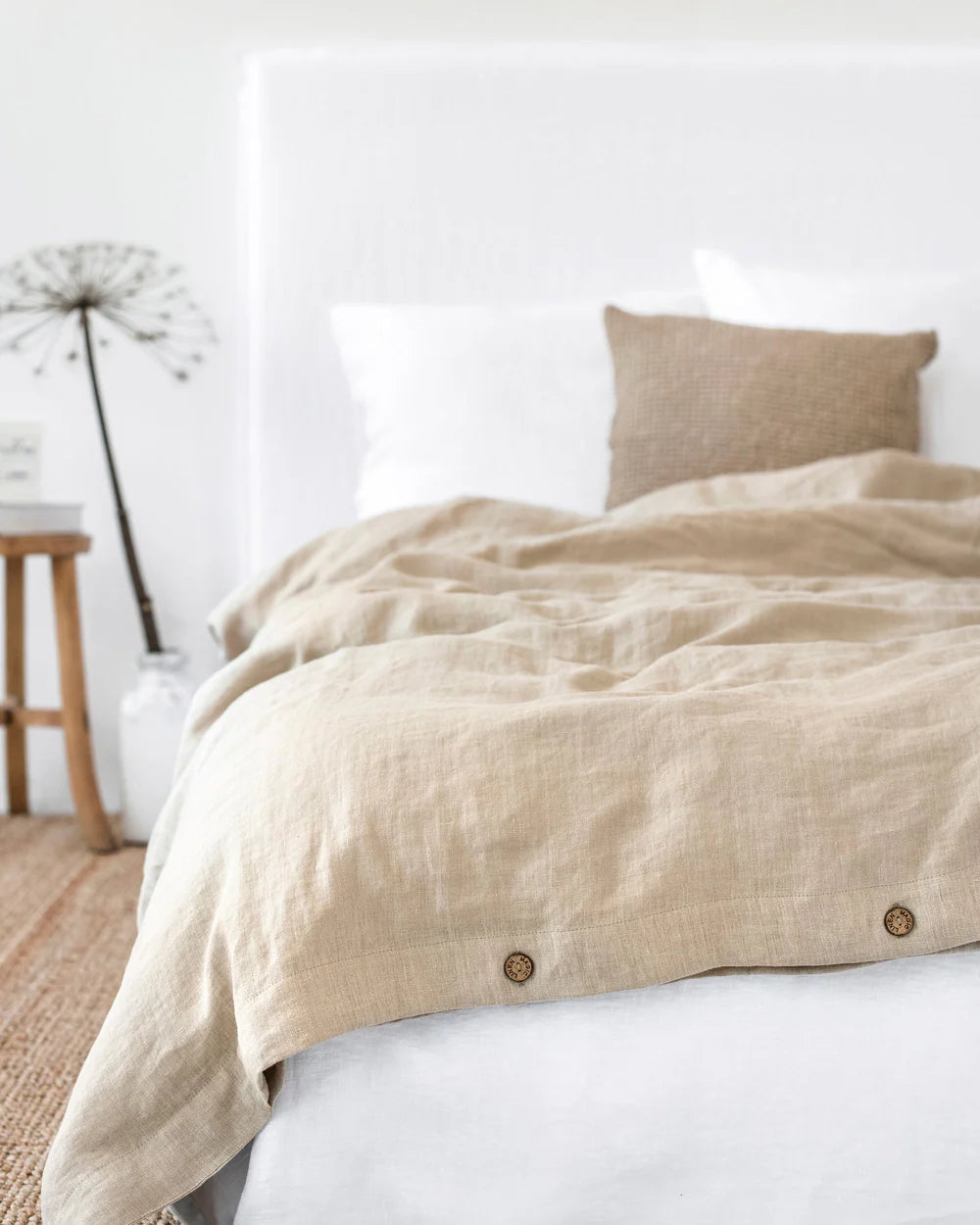 Linen Duvet Cover - 220x240 CM