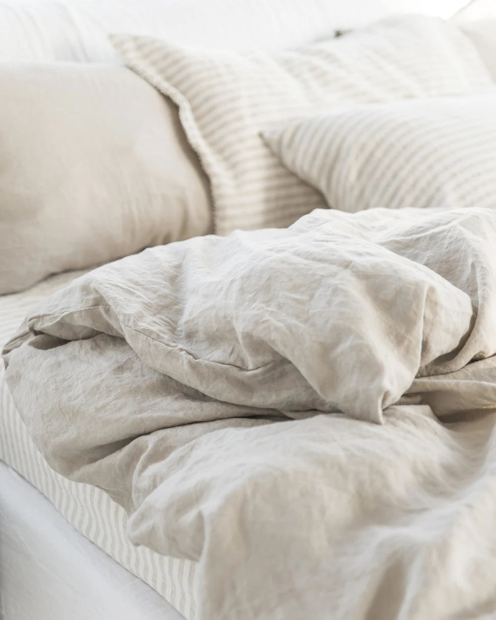 Linen Duvet Cover - 220x240 CM