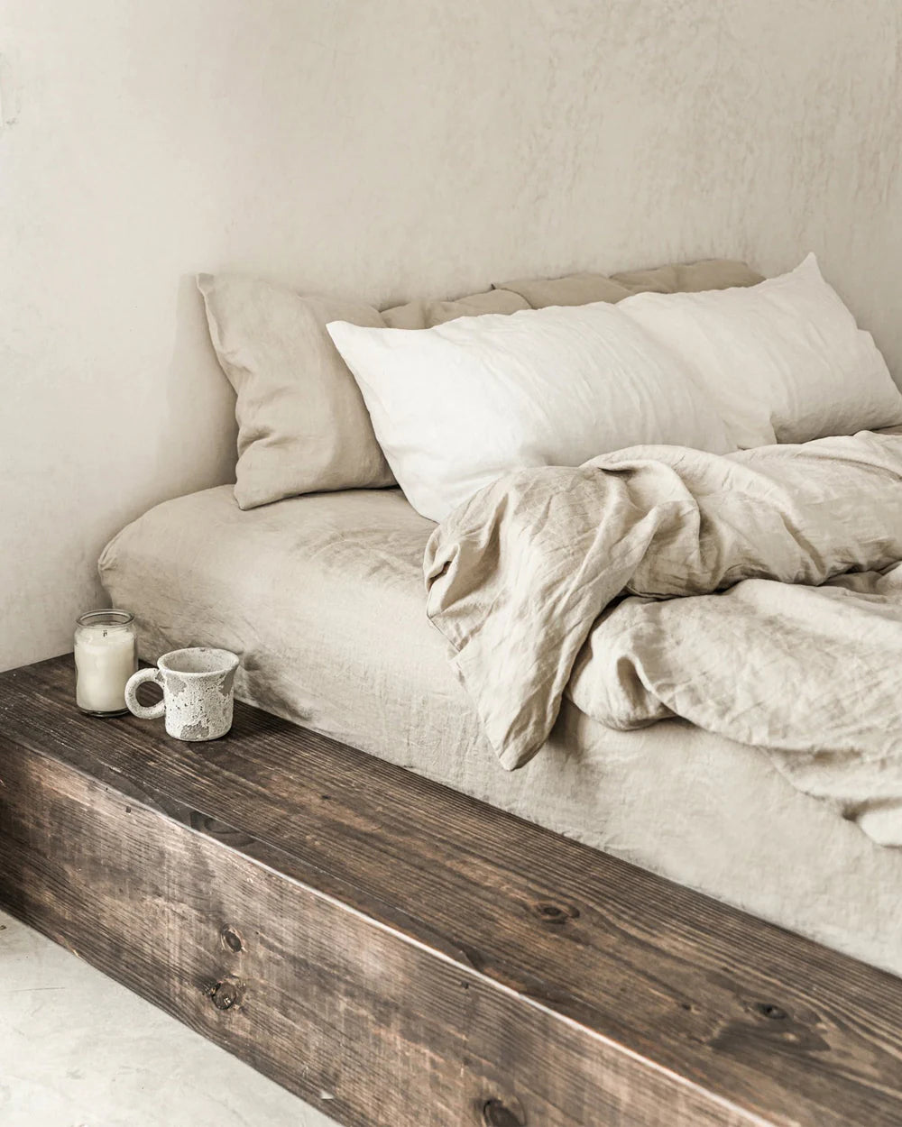 Linen Fitted Sheet - 160x200 CM