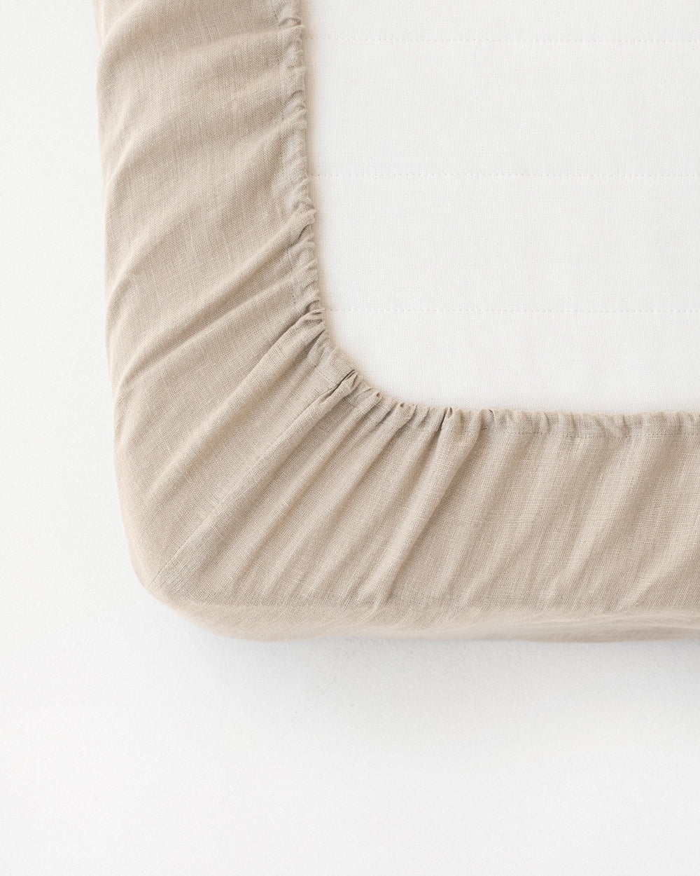 Linen Fitted Sheet - 160x200 CM