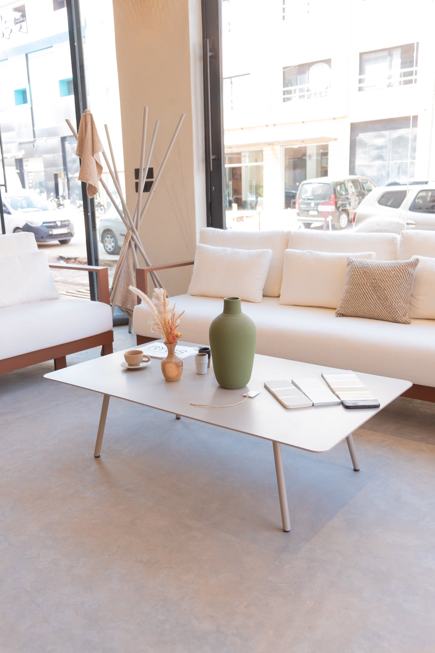 Table Basse de Patio en Aluminium - LADY