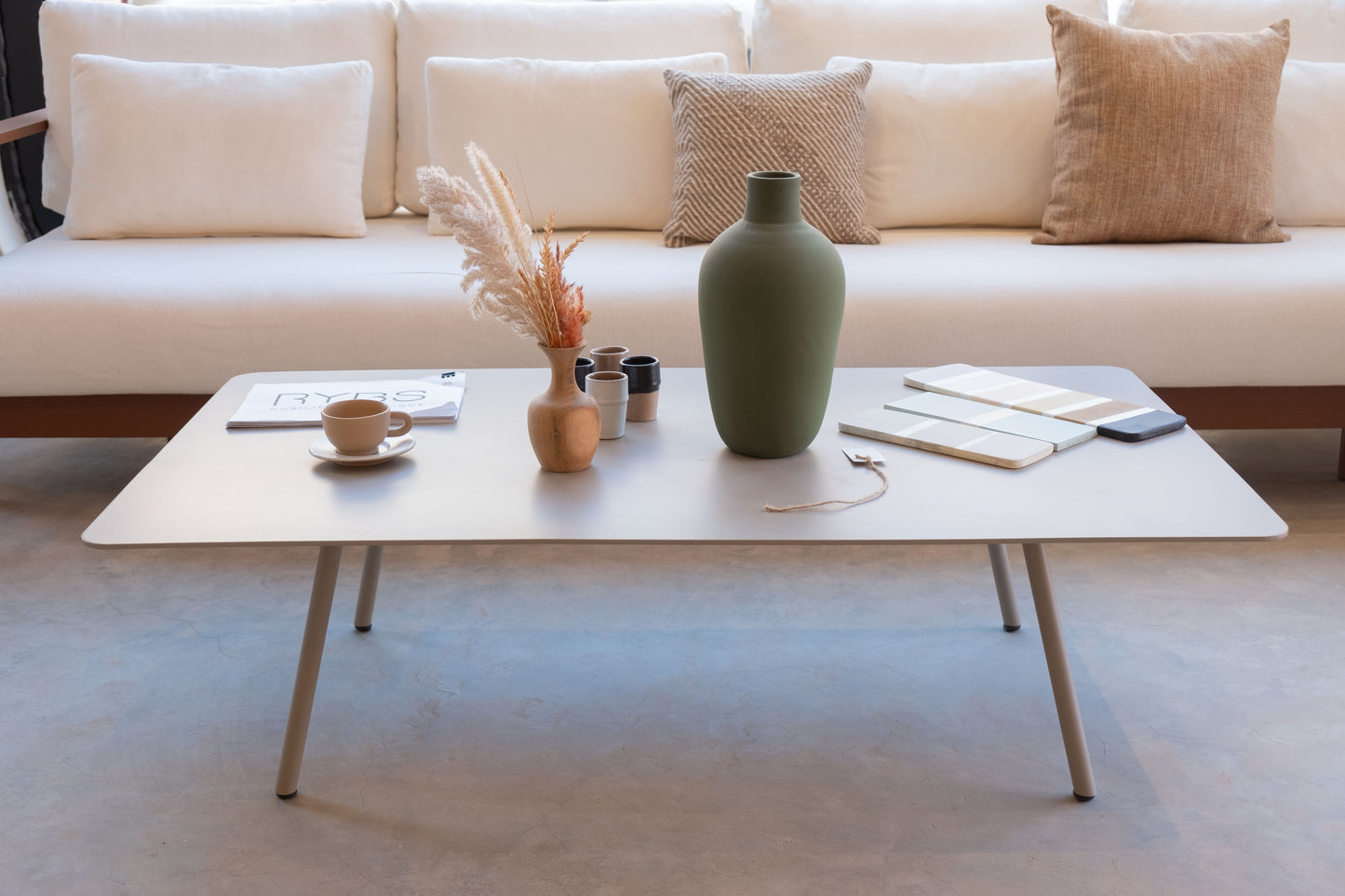 Table Basse de Patio en Aluminium - LADY
