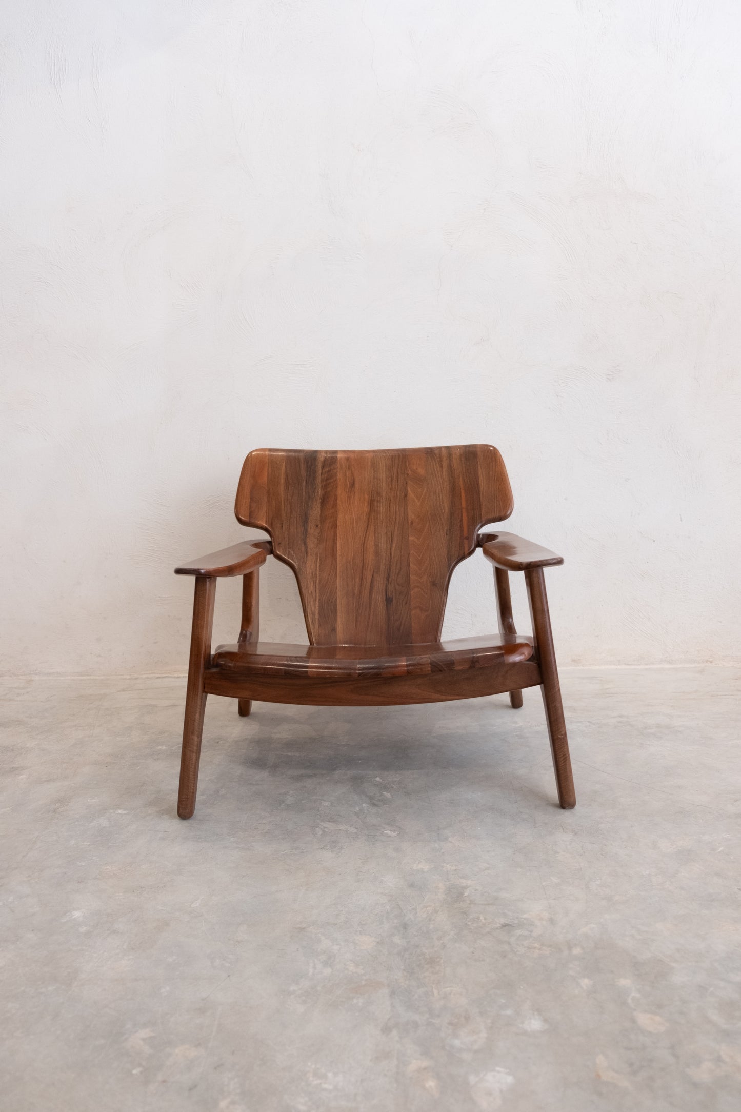 Fauteuil Lounge en Noyer