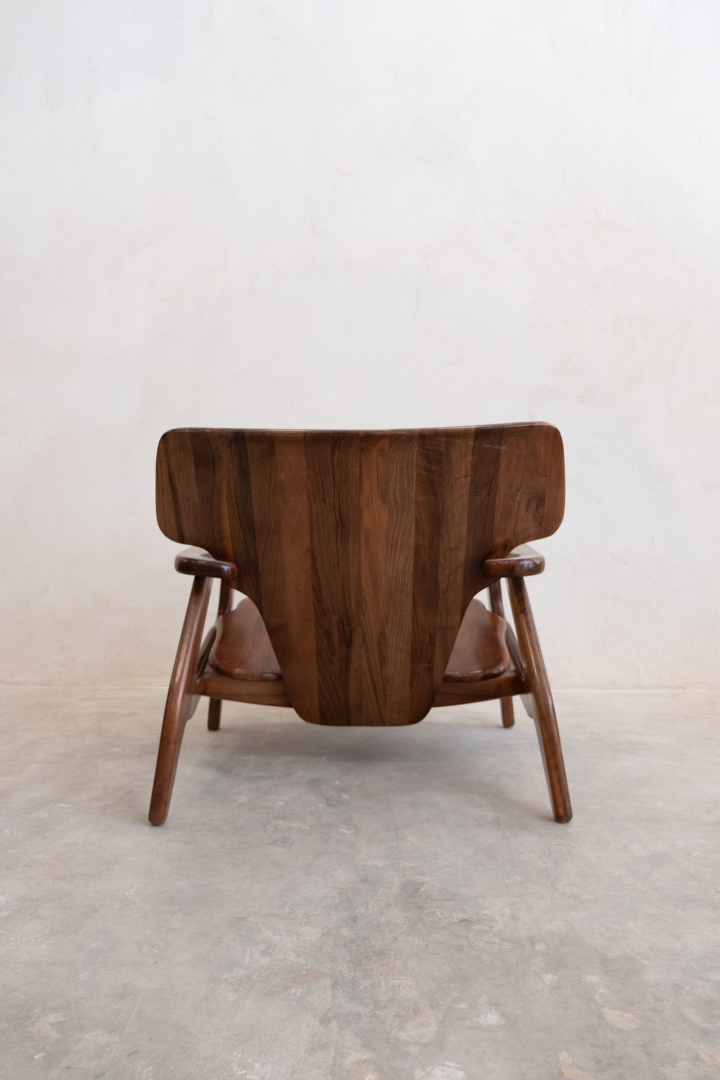 Fauteuil Lounge en Noyer