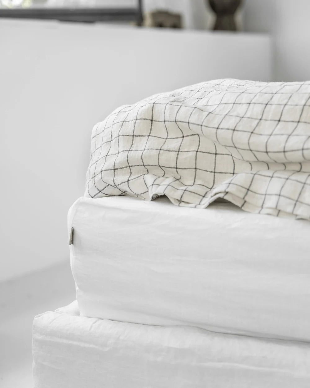 Linen Fitted Sheet - 180x200 CM