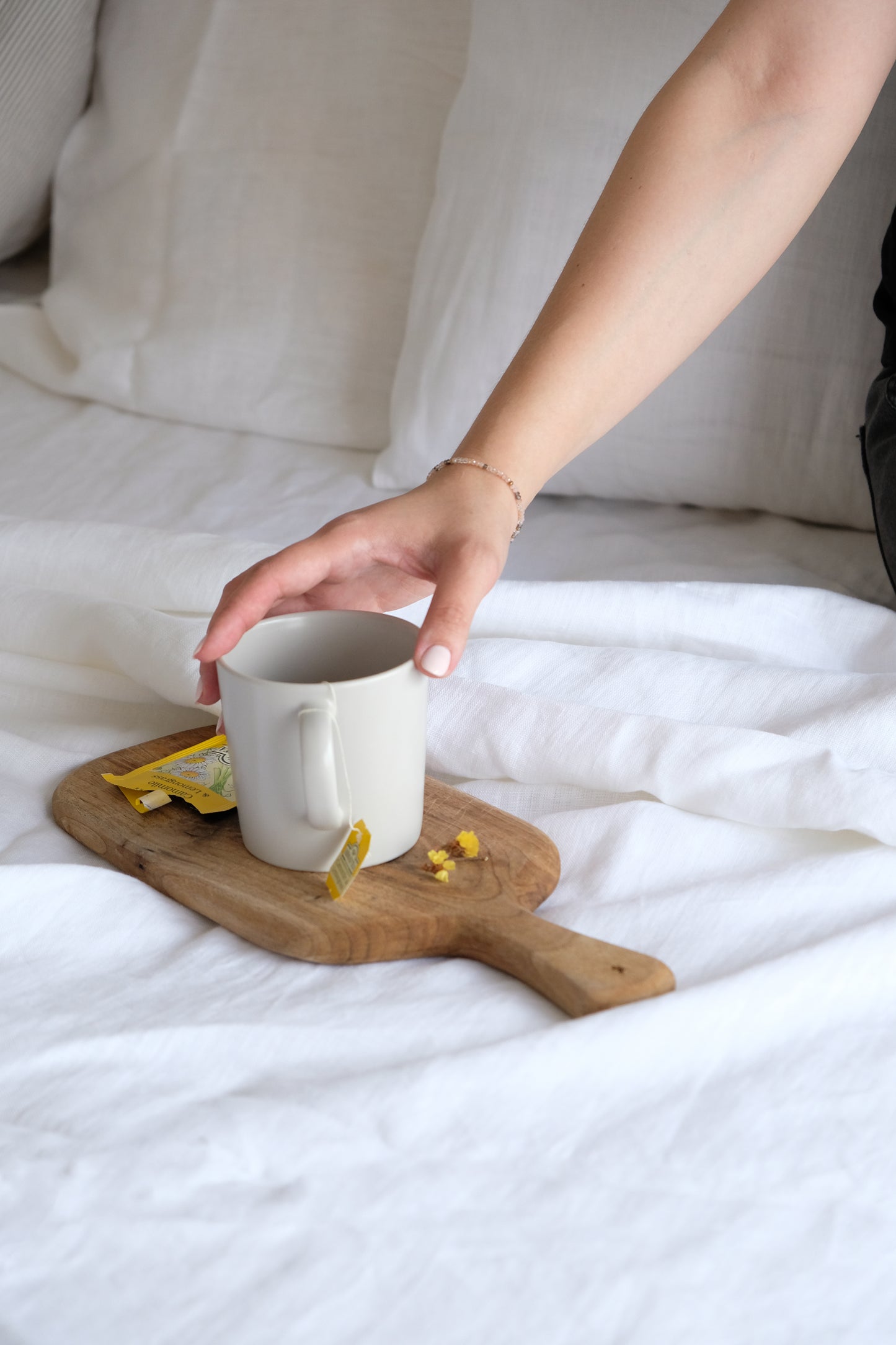 Linen Bedding Bundle - White